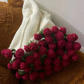 Crochet Rose Bouquet Blanket – Handcrafted Flower Throw & Romantic Gift