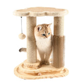 Cat Scratching Post – Multi-Activity Cat Tree with Scratcher, Groomer & Toys